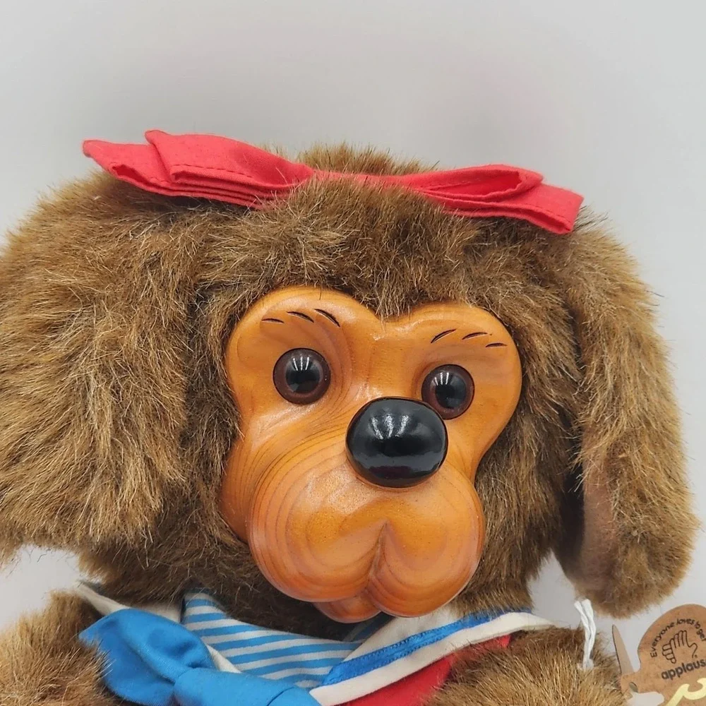 Vintage Robert‎ Raikes Jessica Bear Wooden Face Limited Edition ANN364/7500 12